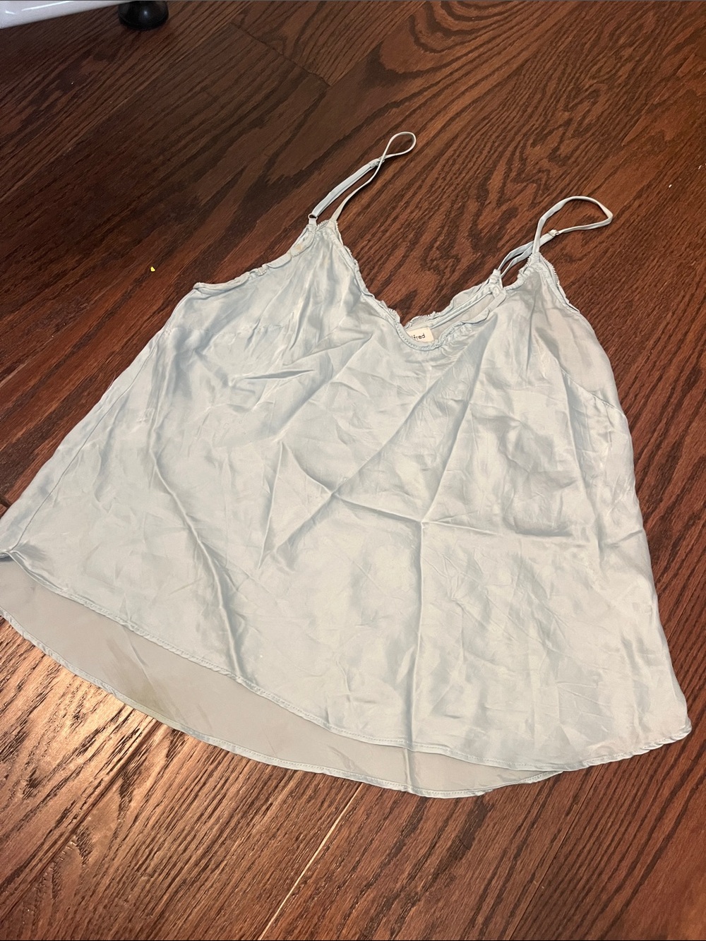 Wilfred Light Blue Satin Camisole Tank